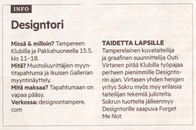 Sokru • Mediassa Aamulehti